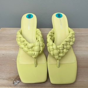 Marc Fisher Lime Heeled Sandals